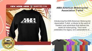 AMA American Motorcyclist Association T-shirt