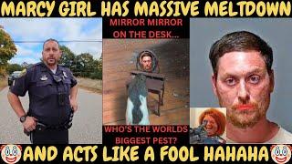 Marcy Girl Tries to Intimidate Cop… Fails Miserably & Has a Hilarious Meltdown! 