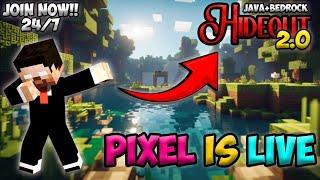 MINECRAFT LIVE! | HIDEOUT | CRACKED | 24/7 | Join Now | Hindi