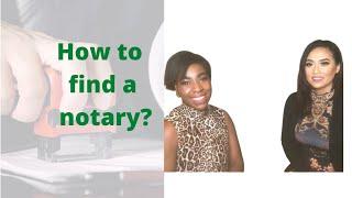 How to find a Mobile Notary where you live??