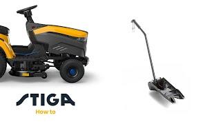 How to | How to install the mulching plug in your STIGA garden tractor