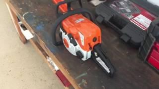 STIHL MS 170 | REVIEW | COLD START