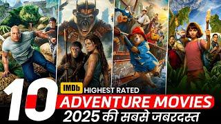 Top 10 Best Hollywood "ADVENTURE" Movies In Hindi | New Adventure Movies in Hindi | Adventure Movies