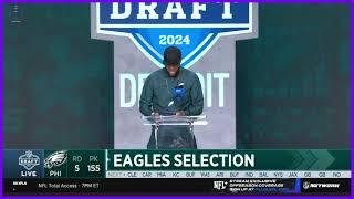 #Eagles draft LB Jeremiah Trotter Jr. in the most hype way possible for the fifth round!