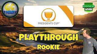 ROOKIE Playthrough, Hole 1-9 - Presidents Cup! *Golf Clash Guide*