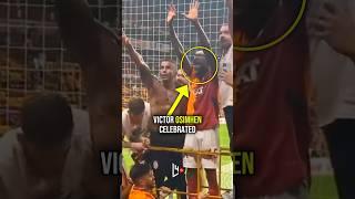 Victor Osimhen celebrated with Galatasaray fans  #football #turkey #galatasaray #osimhen