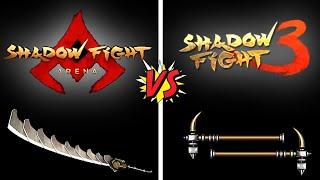 Shadow fight ARENA vs Shadow Fight 3 | RELEASE DATE | gameplay comparison & many more