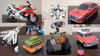 My Papercraft Collection that I didn't make video of.