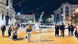 Brno Czech Republic Walking tour ,City center in the evening捷克漫步-布爾諾【4K HDR 60fps】