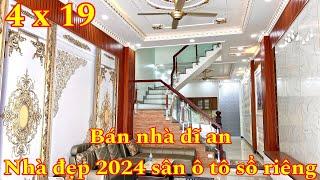 Bán nhà dĩ an (895) nhà đẹp 4 phòng ngủ cực rộng 4 x 19