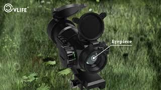 CVLIFE Tactical Gun Sight Red Green Dot Scope Reflex Sight for 20mm Cantilever Mount