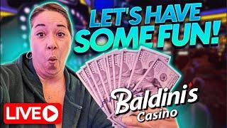  LIVE SLOT PLAY FROM BALDINI’S CASINO !