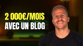 Créer un Blog Rentable en 2024 (de 0 à 2 000€/mois)