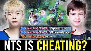 Why MALR1NE thinks NOTHINGTOSAY is actually CHEATING?