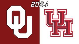 2024 Oklahoma Sooners vs Houston Cougars Full Game Replay | NCAA College Football | 720p