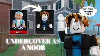 I went undercover as a NOOB in Murder Mystery 2!  *FUNNY*