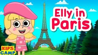 Elly in Paris  | Fun Learning Videos for Toddlers by @kidscamp