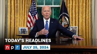 Biden Talks Passing The Torch In Oval Office Address | NPR News Now