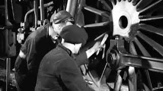 Wash and brush up - British Transport Films - British Rail steam loco maintenance - 1950s