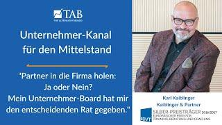 Karl Kaiblinger, Kaiblinger & Partner, Wien - TAB Unternehmerkanal für den Mittelstand