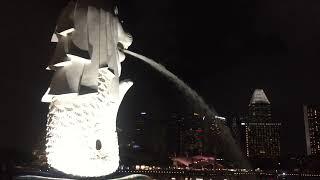 Must Watch Merlion City Happy New Year!!!#marinafireworks#singapore#merlion