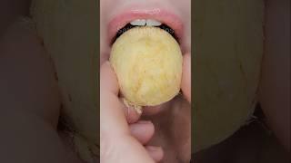 ASMR Satisfying Eating Candy Floss Ball #asmr #eatingsounds #HolidaysWithYouTube