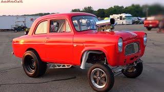 Weird Gasser Eye Catcher 1959 Ford Anglia