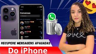 COMO RECUPERAR MENSAGENS APAGADAS DO WHATSAPP NO IPHONE 