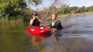 Kayaking Tips and tricks teaching kids how to roll kayak