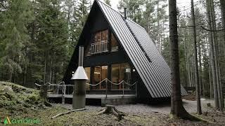 A-frame House Tour | Avrame TRIO 75 Walkthrough in Sweden