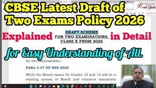 CBSE Board Exam 2026: Two-Exam Policy Introduced | Big Update for Class 10 Students