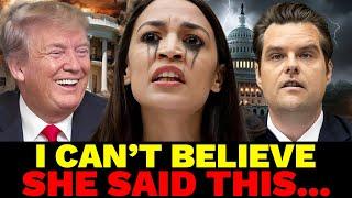 You WON'T BELIEVE What AOC Said As Matt Gaetz Backs Out As AG!