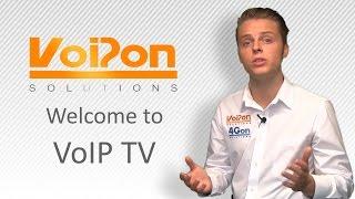 Welcome to VoIP TV from VoIPon Solutions