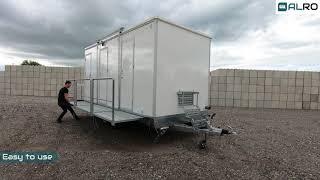 MOBILE BATHROOM TRAILER 3PSHWF-R - ALRO - PORTABLE RESTROOM