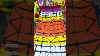Colourful silk sarees dyed || manufacturing prices sarees available #coloring #tutorial