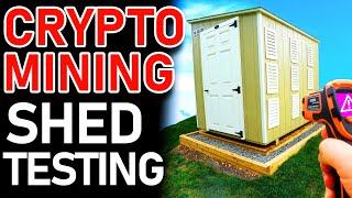 Is My BITCOIN CRYPTO MINING Shed Working as Expected? | Building a Crypto Mining Shed