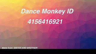Dance Monkey (ROBLOX ID)