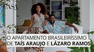 Taís Araujo and Lázaro Ramos open an apartment full of Brazilianness | CASA VOGUE