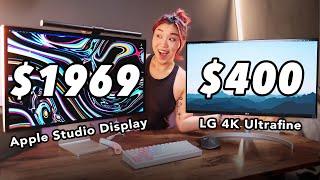 Apple Studio Display vs LG 4K! MONITOR BATTLE 