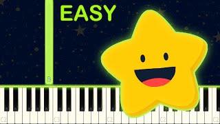 TWINKLE TWINKLE LITTLE STAR - EASY Piano Tutorial