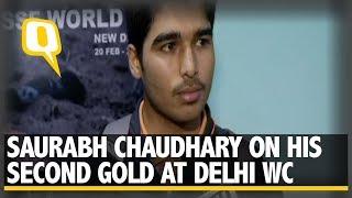 16-Year-Old Saurabh Chaudhary on 2 Golds at Shooting World Cup | The Quint