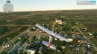 Microsoft Flight Sim Glentworth, Saskatchewan