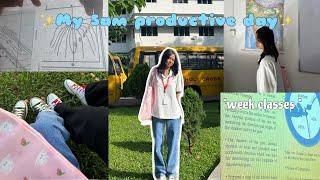 COLLEGE DAY IN MY LIFE : being productive, Classes, food & more| HCC |@Thenishajamatiavlogs