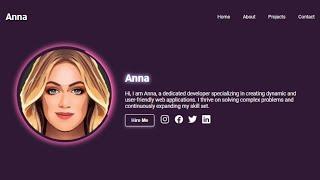 How To Create A Personal Portfolio Website Using HTML & CSS