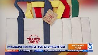 Trader Joe's mini-totes return to long lines of shoppers