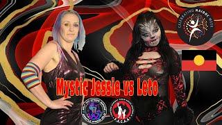 Wrestle Strong Dojo Women's wrestling match. Mystic Jessie vs Leto. Strong Style Australia.