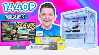 Building an All-White 1440p Gaming PC!  [ft. RTX 4070 SUPER & Corsair 3500X!]