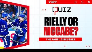 The Quiz: Which Leafs blueliner is more important down the stretch - Rielly or McCabe?