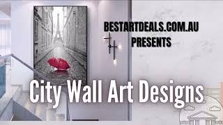 City Wall Art Designs | City Art Prints | Cityscape Painting