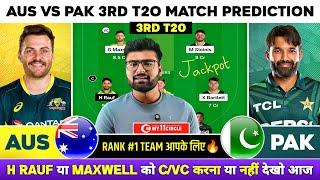 AUS vs PAK Dream11, AUS vs PAK Dream11 Prediction, Australia vs Pakistan T20 Dream11 Team Today